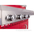 Grill a gas multi bruciatore da cucina esterna